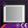 Jnh164 Cheappolished Rectangle Chamfered Edge Bathroom Mirror with LED Light